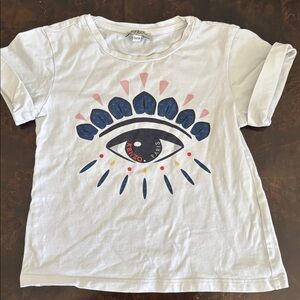 Kenzo Paris "Fabiana" Wink Eye T-shirt, sz 6
